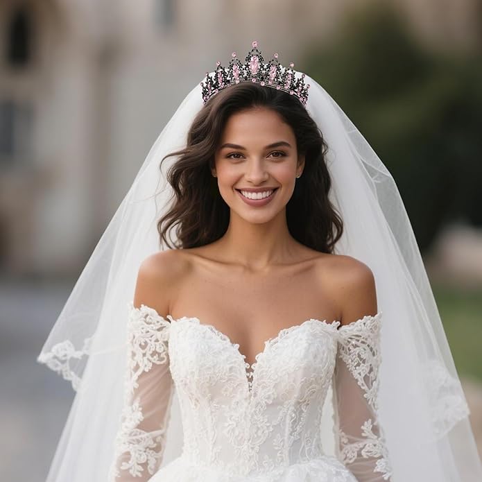 Kamirola - Queen Crown and Tiaras Princess Crown for Women and Girls Crystal Headbands for Bridal, Princess for Wedding and Party（01）