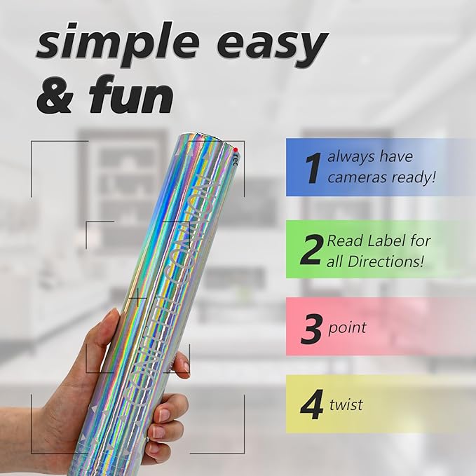 Confetti Cannon 12 Pack Silver Confetti Poppers 12 Inch Streamer Cannon Foil Party Poppers Confetti Shooters Silver Mylar Popper Cannon Bulk for Wedding,Birthday,Graduations New Year Celebration