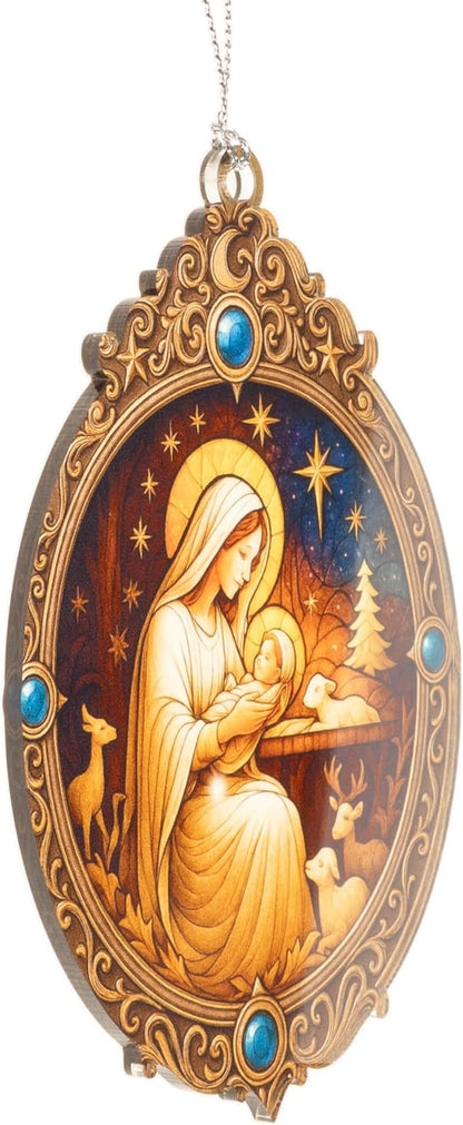 Christmas Nativity ornament 2025 - christian christmas ornaments - religious christmas ornaments - christmas ornaments - christian christmas decor - Christmas decoration