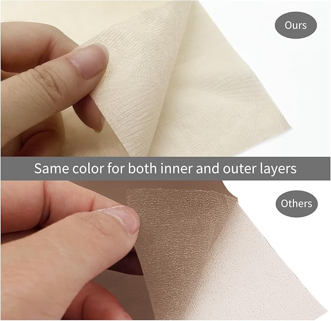 Cocktail Napkins - 600 Count 2-Ply Cream Napkins Disposable, 4.75 x 4.75 Inch Folded Paper Napkins Bulk Beverage Napkins for Dinner Wedding Bar Party and Everyday Use