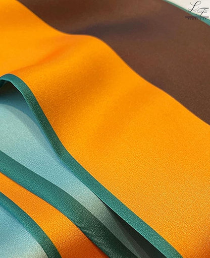 Head Scarf Hair Neck Scarves For Women Purse Bag Scarfs For Handbags Silky Long Thin Satin Headscarf Fashion