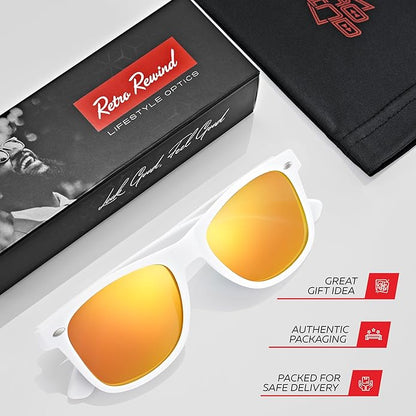 Retro Rewind Polarized Sunglasses for Men and Women - UV Protection Classic Sun Glasses