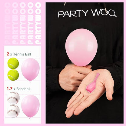PartyWoo Pastel Balloons 50 pcs 5 Inch Small Mini Pastel Rainbow Color Latex Spring Balloons for Graduation Baby Shower Gender Reveal Easter Birthday Party Decorations