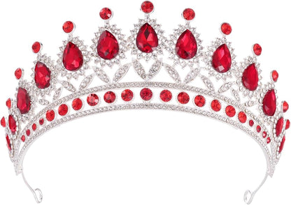 Kamirola Tiaras Princess Crown for Women and Girls Crystal Headbands for Bridal, Princess for Wedding and Party(TR21)