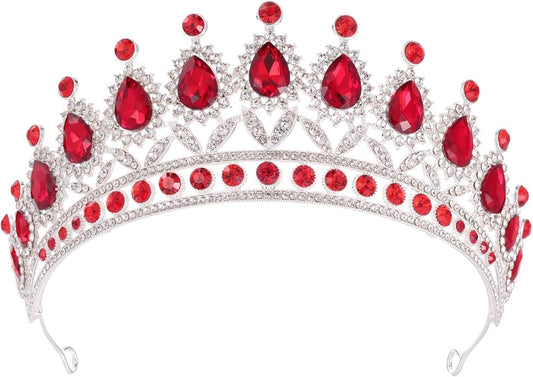 Kamirola Tiaras Princess Crown for Women and Girls Crystal Headbands for Bridal, Princess for Wedding and Party(TR21)