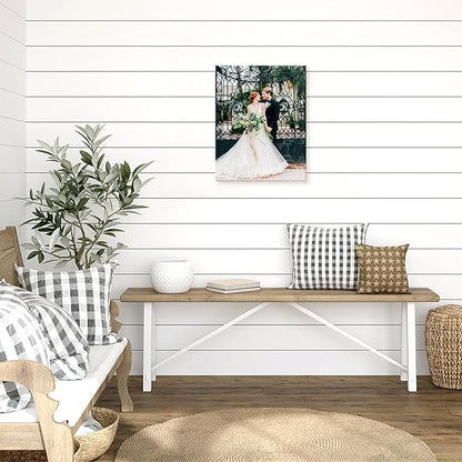 DBLAKI Personalized Custom Canvas Prints - Custom Framed Canvas Prints With Your Photos,Printed Photo To Canvas Wall Art Ideal for Home Decor Gifts Keepsakes 11" x14"