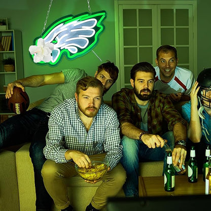 JFLLamp Eagles Neon Signs for Wall Decor Eagles Neon Lights for Bedroom Led Signs Suitable for Dormitory Man Cave Christmas Gift