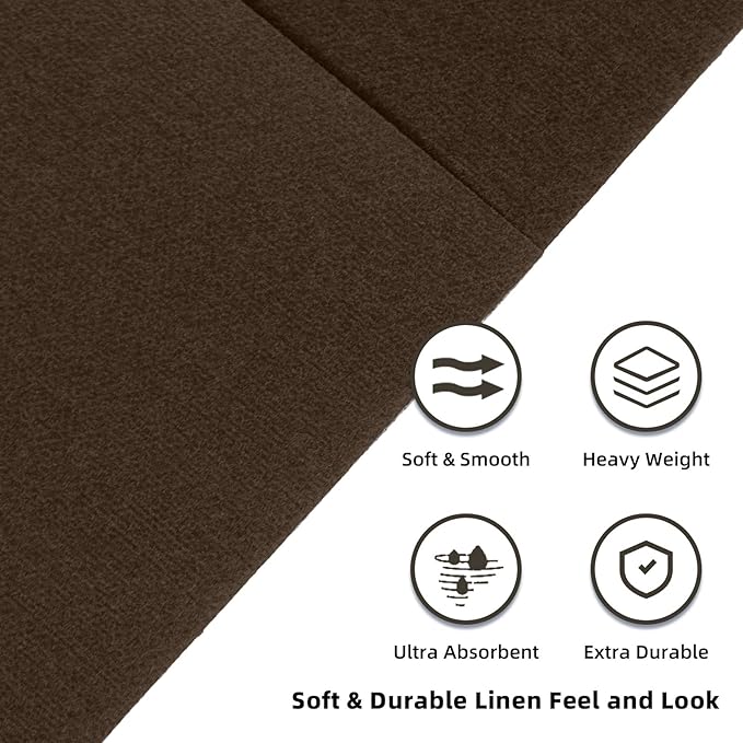 KAMMAK Napkins Disposable Coffee Cloth like Dinner Paper Napkins with Pocket 100 Pack Folded Luncheon Napkins Wedding Reception Bathroom Guest Hand Towel for Party Decoration, Kitchen,16.5 x 16.5 inch