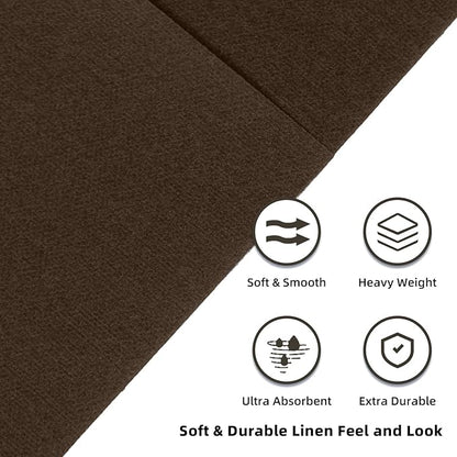 KAMMAK Napkins Disposable Coffee Cloth like Dinner Paper Napkins with Pocket 100 Pack Folded Luncheon Napkins Wedding Reception Bathroom Guest Hand Towel for Party Decoration, Kitchen,16.5 x 16.5 inch