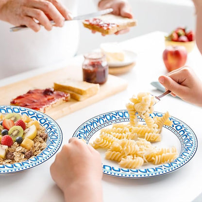 150 Count 8.5 Inch Paper Plates Bulk, Cut Proof Heavy Duty Paper Plates, Soak Proof Dessert Plate, Disposable Dinner Plate for Party, Birthday and Picnic