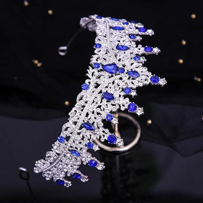 Tiaras and Crowns for Women Crystal Princess Tiaras Rhinestone Queen Crowns For Wedding Bridal Birthday Prom Pageant Party (Tiara 100)