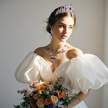 Kamirola - Queen Crown and Tiaras Princess Crown for Women and Girls Crystal Headbands for Bridal, Princess for Wedding and Party（01）