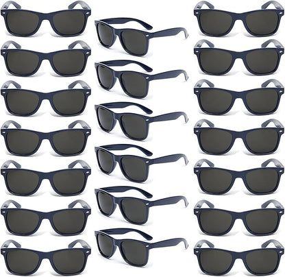 YQVIE 20 Pack Wholesale Sunglasses for Men Women in Bulk 70s Retro Cheap Glasses for Party Supplies