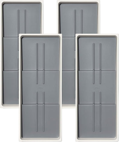 OXO Caddy, Spice Drawer Organizer, White | Good Grips | Compact | Pack of 4