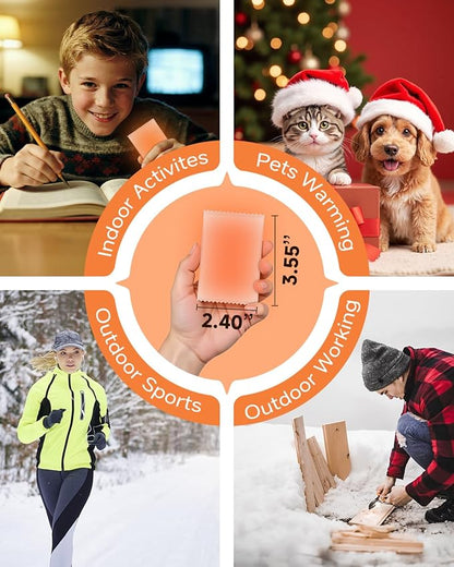 YOSHENNMO Hand Warmers Disposable - Up to 10 Hours of Heat, Super Long Lasting Air Activated Warmers, Quick & Easy Activation, Portable Odor, Free Warmth for Hands
