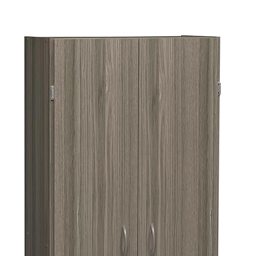 ClosetMaid Pantry Cabinet Cupboard with 2 Doors, Adjustable Shelves, Standing, Storage for Kitchen, Laundry or Utility Room, White