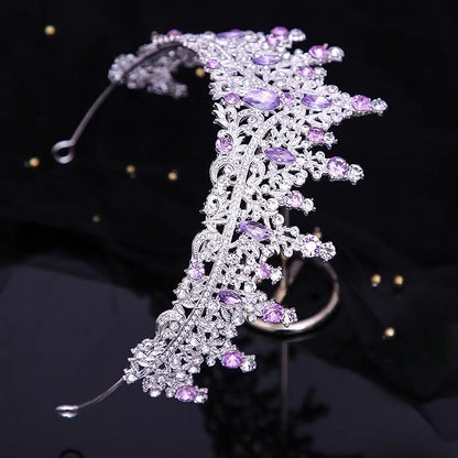 Tiaras and Crowns for Women Crystal Princess Tiaras Rhinestone Queen Crowns For Wedding Bridal Birthday Prom Pageant Party (Tiara 100)