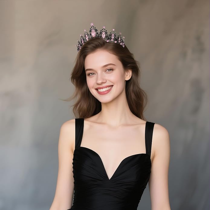 Kamirola - Queen Crown and Tiaras Princess Crown for Women and Girls Crystal Headbands for Bridal, Princess for Wedding and Party（01）