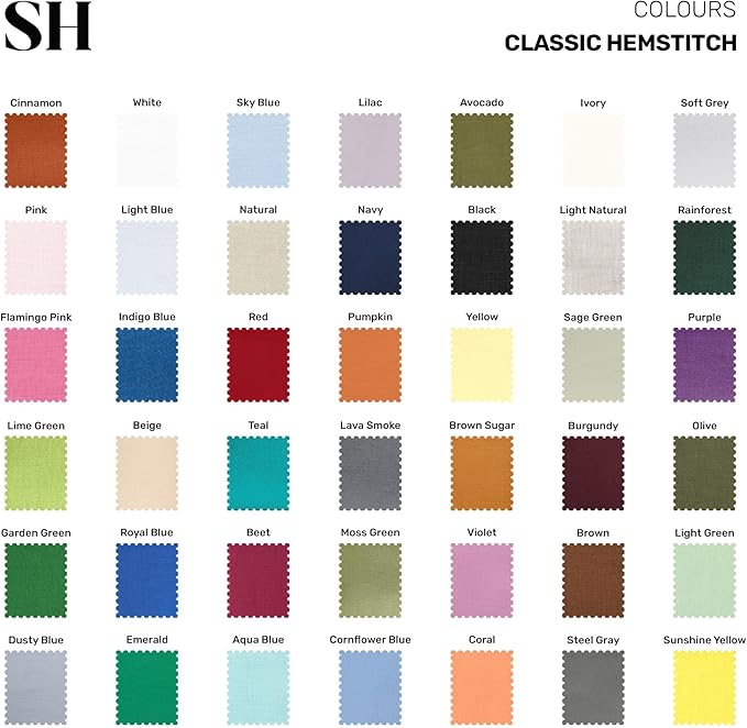 Solino Home Linen Table Runner 60 Inches - 100% Pure Linen Burgundy Hemstitch Table Runner 14 x 60 Inch Ideal for Dresser and Coffee Tables - Fall, Christmas, New Year, Winter - Classic Hemstitch