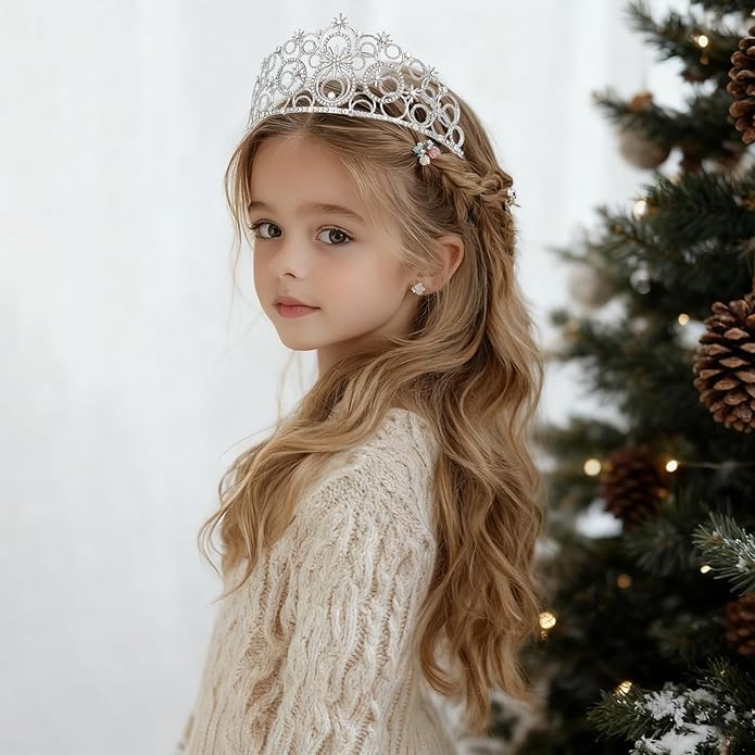 Stellar Crown for Women & Princess Tiaras, Wicth Merch Hat Accessories for Halloween, Bubble Headpiece for Women Party Dress Outfits