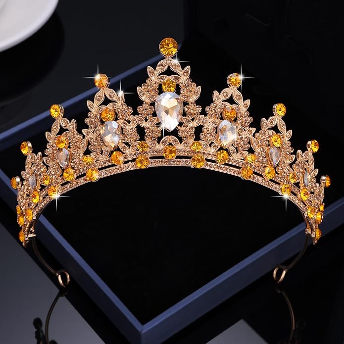 Kamirola - Queen Crown and Tiaras Princess Crown for Women and Girls Crystal Headbands for Bridal, Princess for Wedding and Party（01）