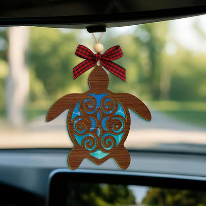Baby Coming Soon 2026, Baby Announcement Christmas Ornament for New Parents, Expecting Couple, Promoted to Grandparents Gift, Baby Reveal Keepsake Decor (Turtle Gifts)