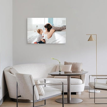 DBLAKI Personalized Custom Canvas Prints - Custom Framed Canvas Prints With Your Photos,Printed Photo To Canvas Wall Art Ideal for Home Decor Gifts Keepsakes 24" x16"
