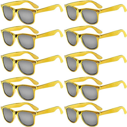 Pibupibu 10/20 Packs Adults Wholesale Neon Colors Square Retro Style Party Favors Sunglasses