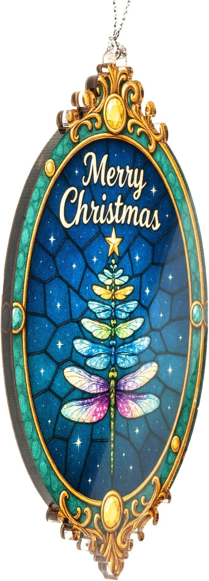 Christmas Ornaments - Dagonfly Ornament - Dragon Fly Gift for Women - Dragonfly Gifts - Dragonfly Ornaments - Christmas Ornament 2025 - White Elephant Gifts - Xmas Tree Hanging
