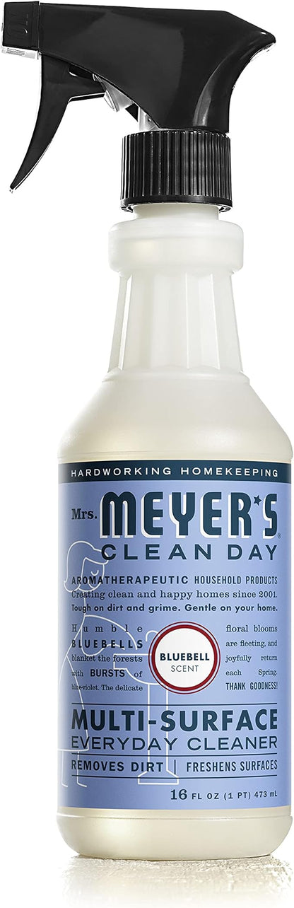 Mrs. Meyer's All-Purpose Cleaner Spray, Bluebell, 16 fl. oz - Pack of 3