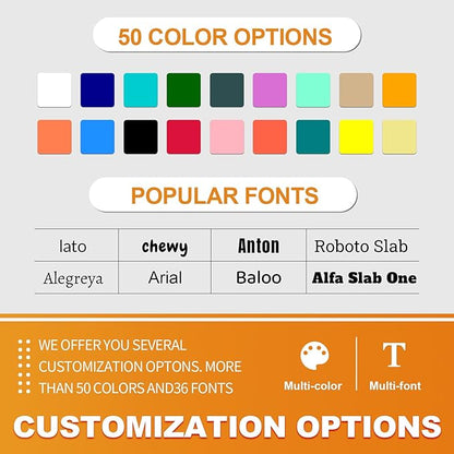 Custom Banners and Signs Personalized with Photo or Logo Text, Full Color 13oz Vinyl Banner Customized for Business Advertising Birthday Party Graduation Wedding Indoor Outdoor Display