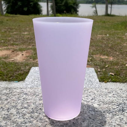 AOYITE Large Plastic Cups Reusable - 32 oz Big Drinking Cups set of 8 - BPA Free Dishwasher Safe Water Tumblers - Unbreakable Drink Cup for Kids Kitchen Outdoor