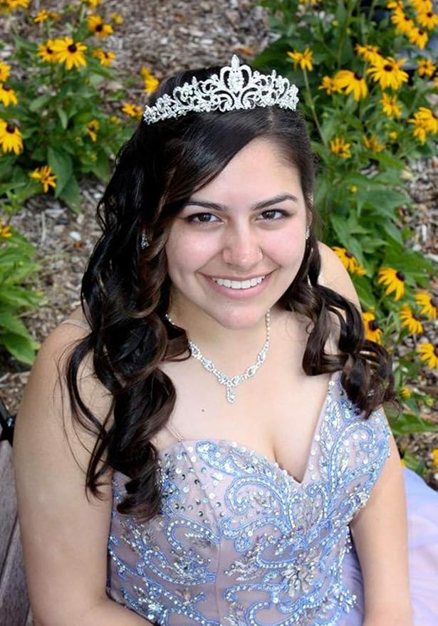 COCIDE Tiara Crystal Crowns Rhinestone Crown Bride Bridal Wedding Birthday Party for Women