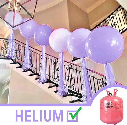 PartyWoo Lavender Balloons 4pcs 36 Inch Light Pastel Purple Lilac Purple Latex Helium Balloons for Birthday Baby Shower Graduation Wedding Anniversary Bridal Shower Party Decorations Purple-Q10