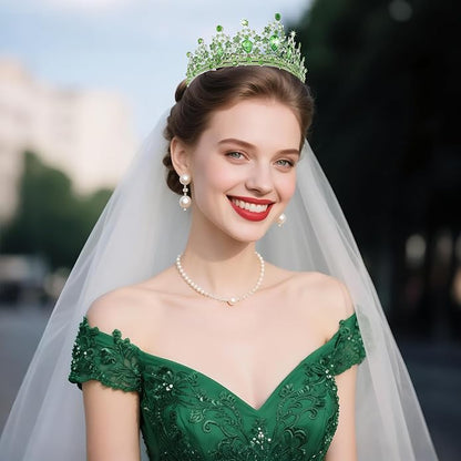 Kamirola - Queen Crown and Tiaras Princess Crown for Women and Girls Crystal Headbands for Bridal, Princess for Wedding and Party（01）