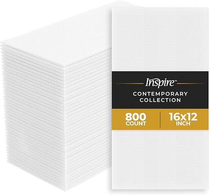 Inspire Contemporary Collection Disposable Hand Towels/Napkins (Case Of 800)