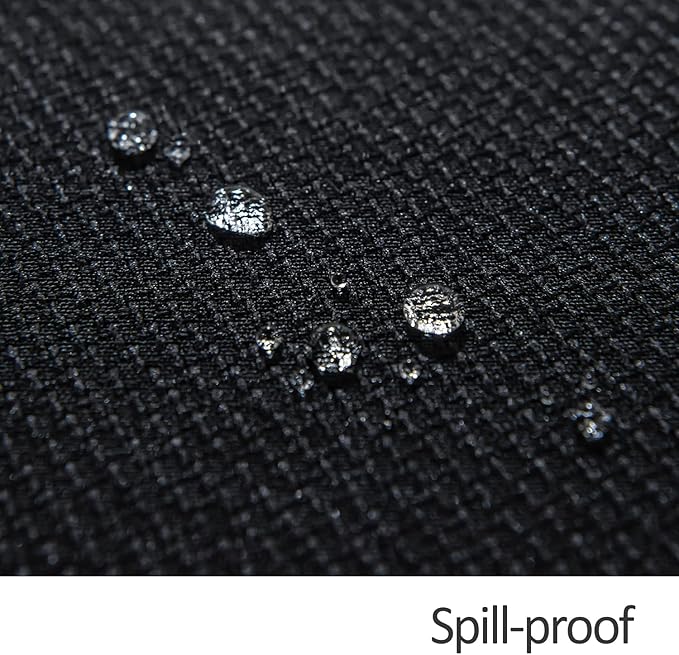 maxmill Textured Tablecloth Stain Resistant Waterproof and Wrinkle Resistant Washable Table Cloth, Fabric Table Cover for Dining Room and Outdoor Use, Rectangle 60 x 120 Inch, Black