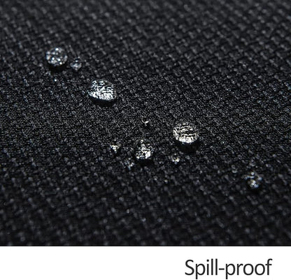 maxmill Textured Tablecloth Stain Resistant Waterproof and Wrinkle Resistant Washable Table Cloth, Fabric Table Cover for Dining Room and Outdoor Use, Rectangle 60 x 120 Inch, Black