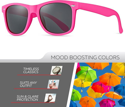 Retro Rewind Polarized Sunglasses for Men and Women - UV Protection Classic Sun Glasses