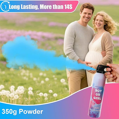1 Pack Blue Gender Reveal Powder for Baby Boy, Color Powder or Dust for Gender Announcement Idea, Baby Shower Decoration, Supply, Party