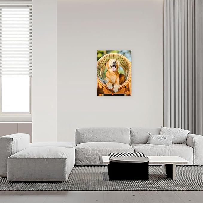 DBLAKI Personalized Custom Canvas Prints - Custom Framed Canvas Prints With Your Photos,Printed Photo To Canvas Wall Art Ideal for Home Decor Gifts Keepsakes 24" x30"