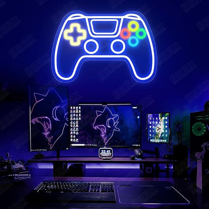 Gamer Neon Sign,Lightup Signs for Gamer Zone Video Room Bedroom Wall Art Decor,USB Powered,Gamer Best Gifts for Teens, Boys, Kids.