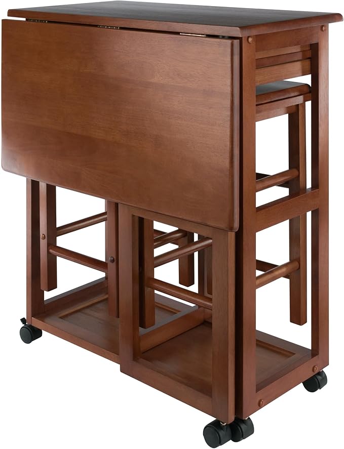 Winsome Wood Suzanne Kitchen, Square, Teak