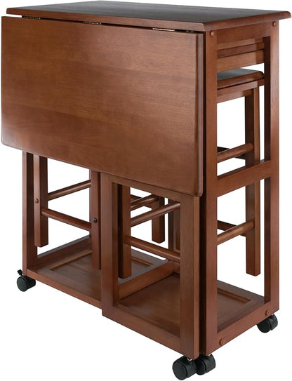 Winsome Wood Suzanne Kitchen, Square, Teak