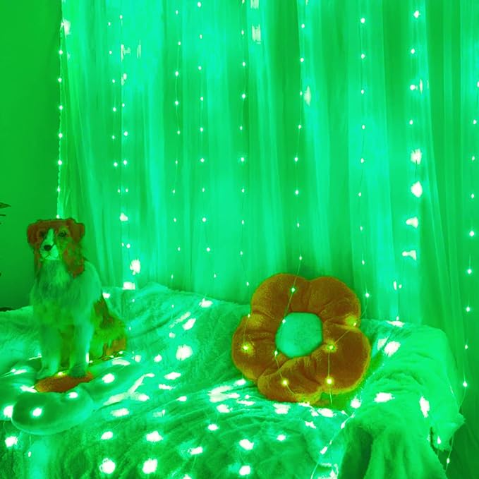 4 Pack Green Fairy Lights Battery Operated with Remote, Waterproof 20FT 60LED Cuttable Twinkle Lights with Timer Indoor Outdoor, String Light for Bedroom, Classroom, Wedding, DIY, Christmas Décor