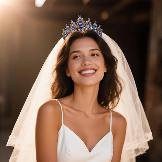 Kamirola - Queen Crown and Tiaras Princess Crown for Women and Girls Crystal Headbands for Bridal, Princess for Wedding and Party（01）