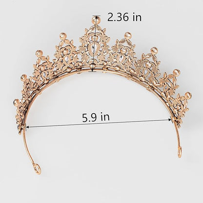 Crystal Tiaras and Crowns for Women - Wedding and Birthday Party Princess Crown Hair Accessories For Wedding, Prom, Pageant Celebration Party A3