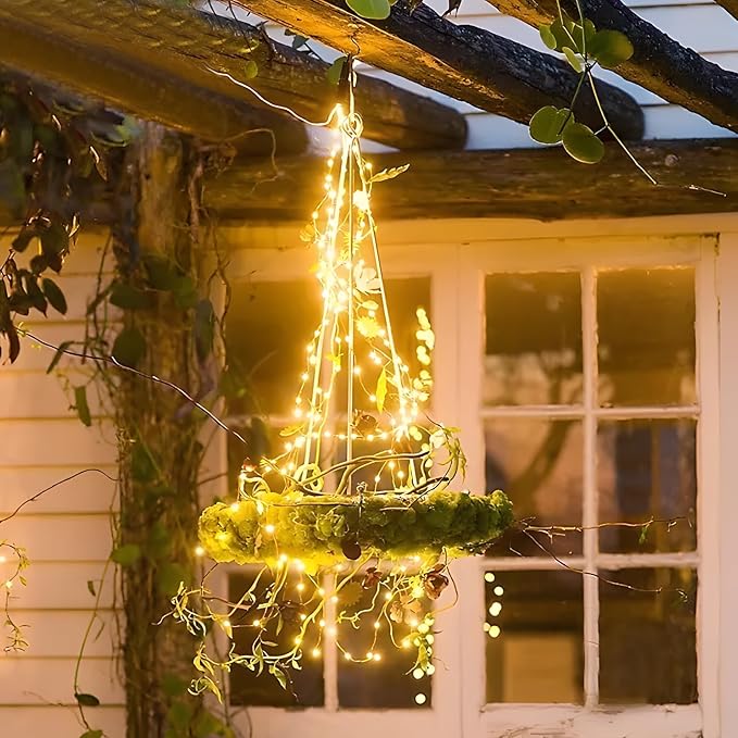 12 Pack Fairy Lights Battery Operated String Lights，7FT 20LED Waterproof Silver Wire Christmas Lights Outdoor,Firefly Mini Lights for Bedroom Party Birthday Wedding Indoor Decorations Home Decor