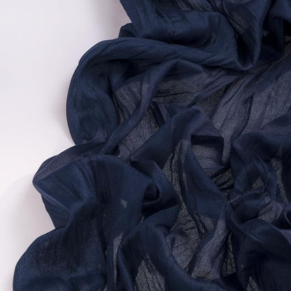 Navy Blue Cheesecloth Table Runner 4 Pack Christmas Table Runners Boho Gauze 120 Inches Navy Cheese Cloth Table Decor for Xmas Holiday Season Parties Wedding Bridal Baby Shower