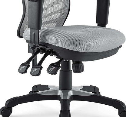 Modway EEI-757-GRY Articulate Ergonomic Mesh Office Chair in Gray